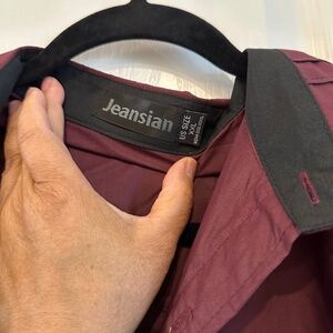 Used maroon long sleeve shirt